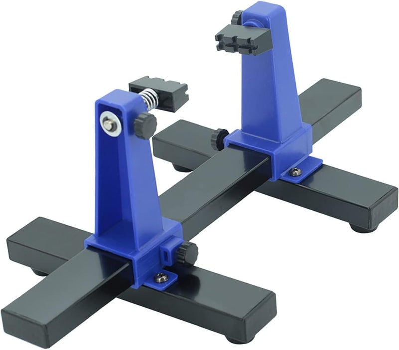 DEVMO حامل لوحة الدوائر DEVMO، حامل لوحة الدوائر المطبوعة القابل للتعديل، إطار حامل لحام وتجميع لوحة الدوائر، أداة إصلاح مع مشبك دوران 360 درجة - Image 1